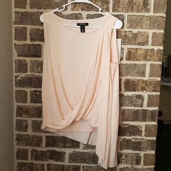 White House Black Market Tops - ❤White House Black Market Pink Draped Blouse